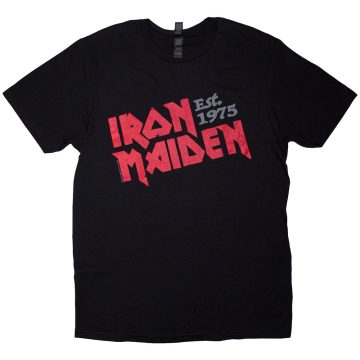 Iron Maiden - Est. 1975 Slanted Logo póló