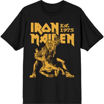 Iron Maiden - Est. 1975 Claw Yellow Graphic póló