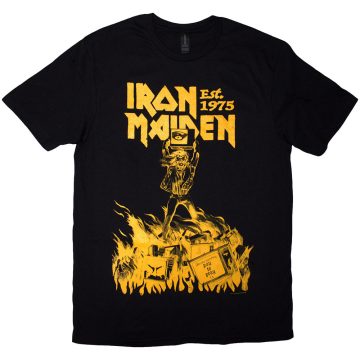 Iron Maiden - Est. 1975 Holy Smoke Jumbo Yellow póló
