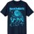 Iron Maiden - 50 Life After Death Flames Blue (Navy Blue) póló