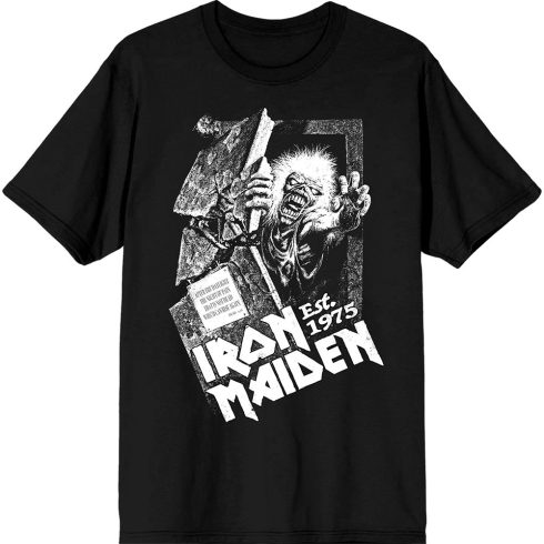 Iron Maiden - Est. 1975 No Prayer Grave póló