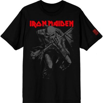 Iron Maiden - 50 Trooper Crop Grey (Black) póló