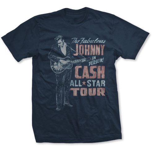 Johnny Cash - All Star Tour (Back Print) póló