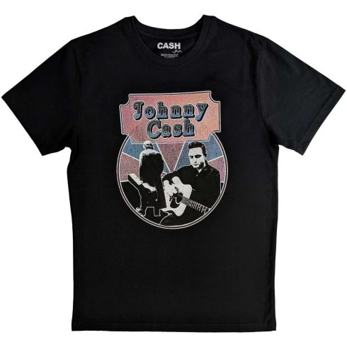 Johnny Cash - Walking Guitar & Front On póló