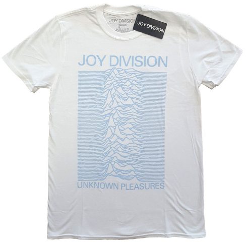 Joy Division - Unknown Pleasures Blue on White póló
