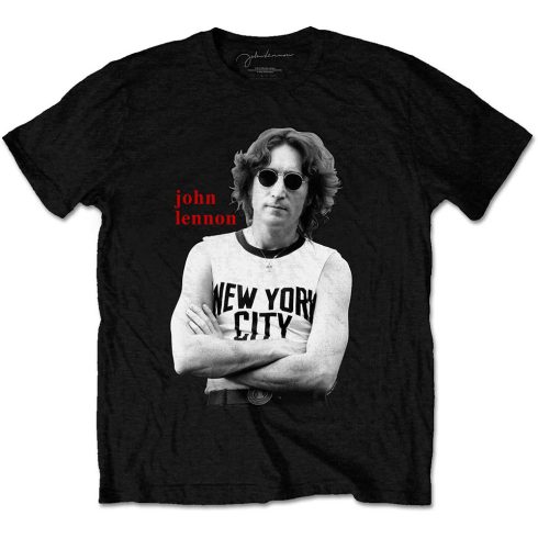 John Lennon - New York City B&W póló