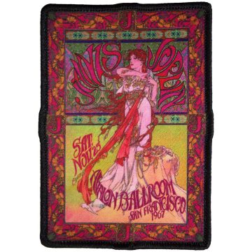 Janis Joplin - Avalon Ballroom (szőtt) felvarró