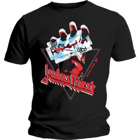 Judas Priest - British Steel Hand Triangle póló
