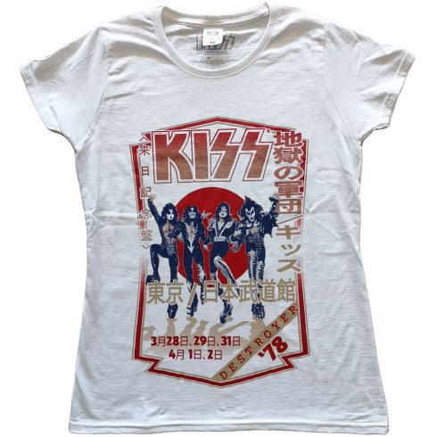 KISS - Destroyer Tour '78 női póló