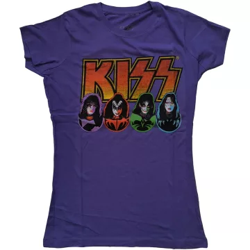 KISS - Logo, Faces & Icons női póló
