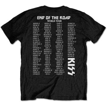 Kiss - End Of The Road Tour (Back Print) póló