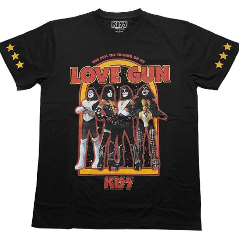 Kiss - Love Gun Stars (Sleeve Print) póló