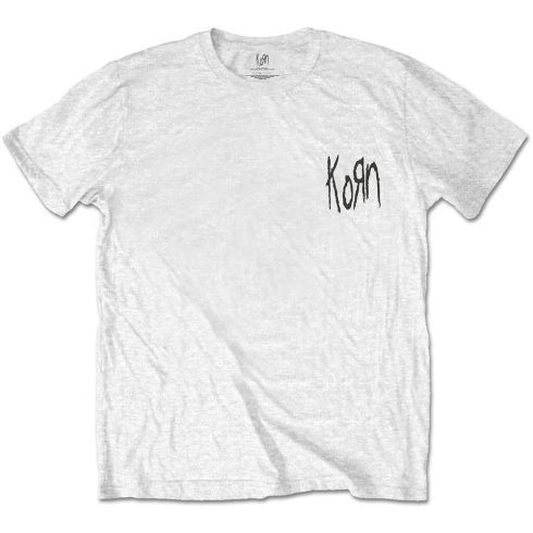 Korn - Scratched Type (Back Print) póló
