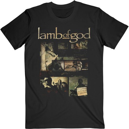 Lamb of God - Album Collage póló