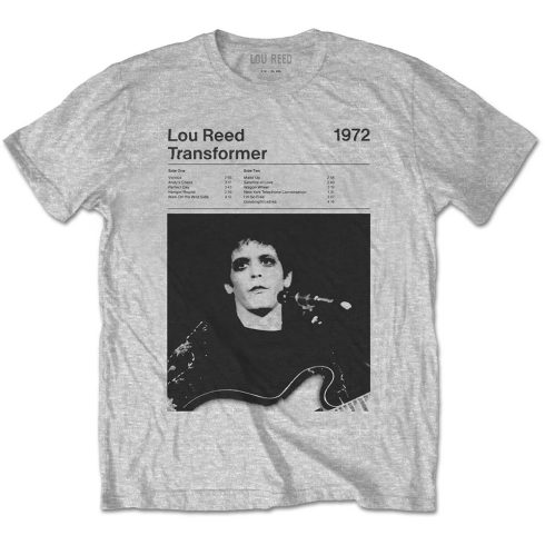 Lou Reed - Transformer Track List póló