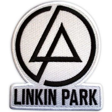 Linkin Park - Concentric Text Logo White (szőtt) felvarró