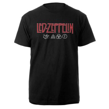 Led Zeppelin - Logo & Symbols póló