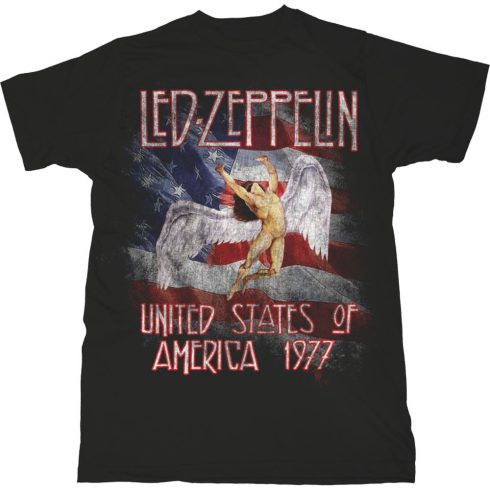 Led Zeppelin - Stars N' Stripes USA '77. póló