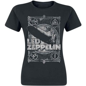 Led Zeppelin - Vintage Print LZ1 női póló