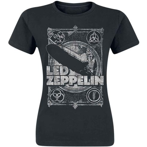 Led Zeppelin - Vintage Print LZ1 női póló