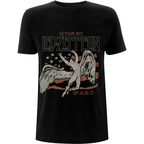 Led Zeppelin - US 1975 Tour Flag póló