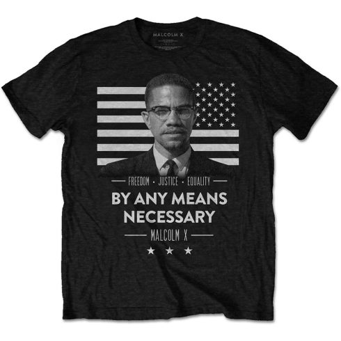Malcolm X - By Any Means Necessary póló