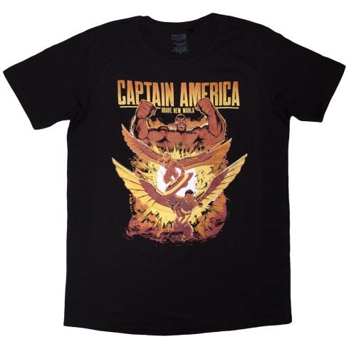 Marvel Comics - Capt. America Brave New World Explosion póló