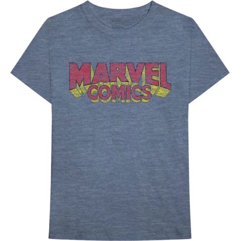 Marvel Comics - Distressed Logo póló