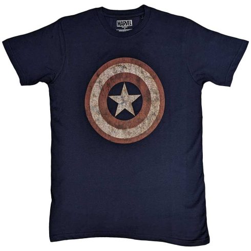 Marvel Comics - Captain America Embroidered Shield póló