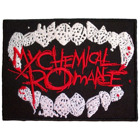 My Chemical Romance - The Black Parade Logo Fangs (szőtt) felvarró
