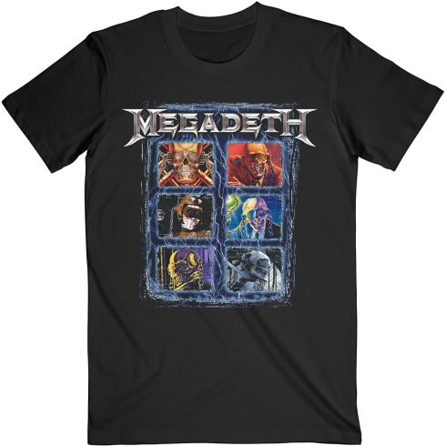 Megadeth - Vic Head Grid póló