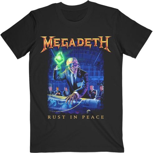 Megadeth - Rust In Peace Tracklist (Back Print) póló