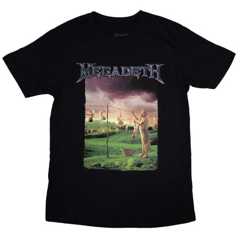 Megadeth - Youthanasia Tracklist (Back Print) póló