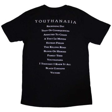 Megadeth - Youthanasia Tracklist (Back Print) póló