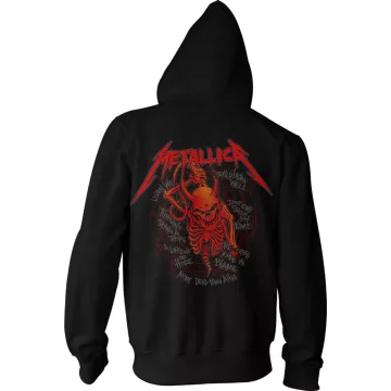Metallica - Skull Screaming Red (Back Print) pulóver