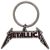  Metallica - Deep Red Logo fém kulcstartó