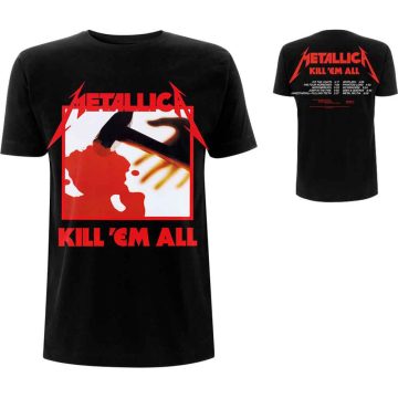 Metallica - Kill 'Em All Tracks (Black) póló