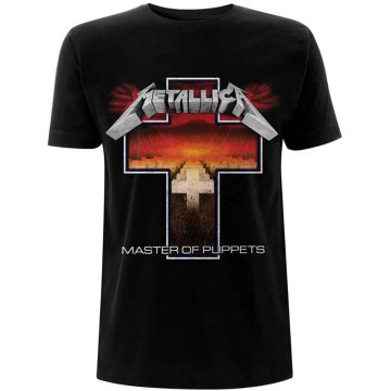 Metallica - Master of Puppets Cross (Black) póló