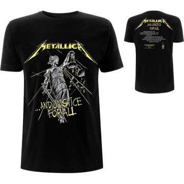 Metallica - And Justice For All Tracks (Black) póló