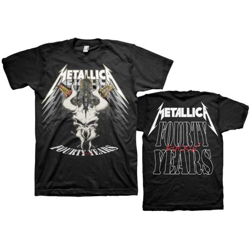 Metallica - 40th Anniversary Forty Years (Back Print) póló