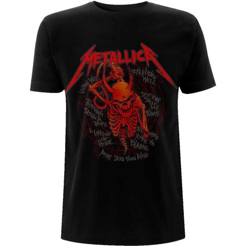 Metallica - Skull Screaming Red 72 Seasons (Back Print) póló