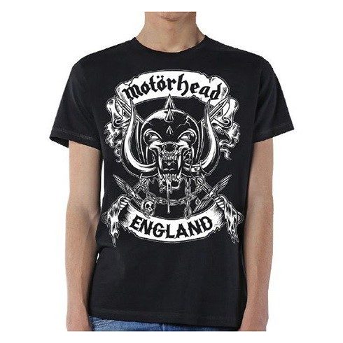 Motörhead - Crossed Swords England Crest póló