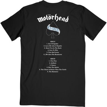 Motörhead - Ace of Spades Track list (Back Print) póló