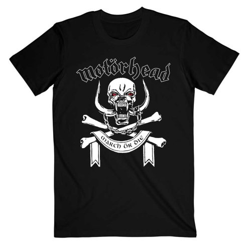 Motörhead - March or Die Lyrics (Back Print) póló