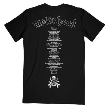 Motörhead - March or Die Lyrics (Back Print) póló