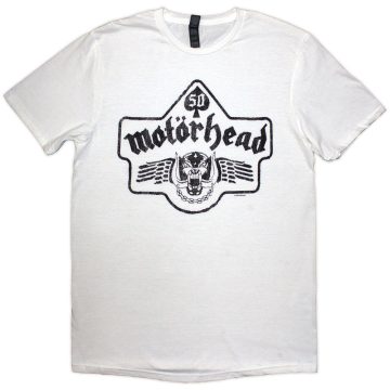 Motörhead - 50 Years Ace Wings Emblem (White) póló