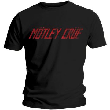 Motley Crue - Distressed Logo póló