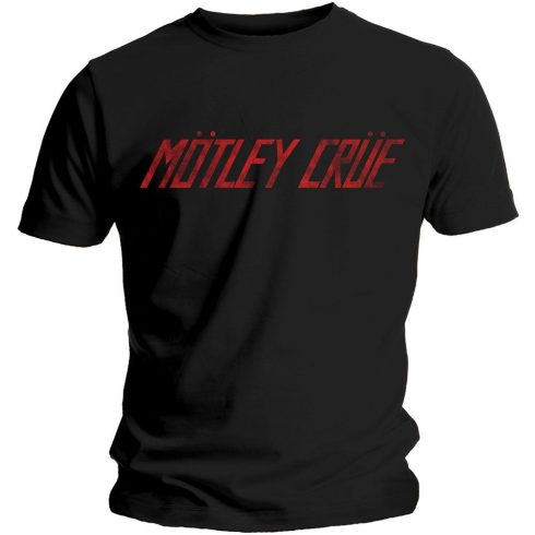 Motley Crue - Distressed Logo póló