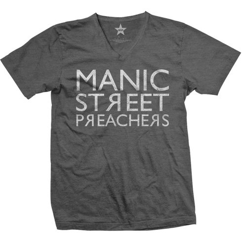 Manic Street Preachers - Reversed Logo (V-Neck) póló
