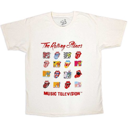 The Rolling Stones - MTV Logo Mashup póló